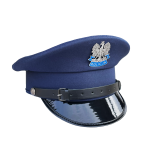 Czapka GARNIZONOWA gabardynowa wyjściowa POLICJA