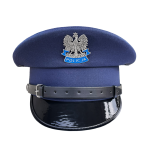 Czapka GARNIZONOWA gabardynowa wyjściowa POLICJA
