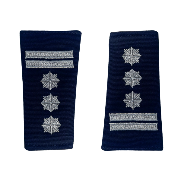 Pochewki na pagony Policja gabardyna granatowe inspektor