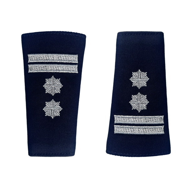 Pochewki na pagony Policja gabardyna granatowe młodszy inspektor