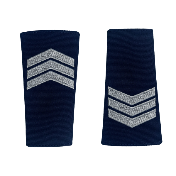 Pochewki na pagony Policja gabardyna granatowe sierżant sztabowy