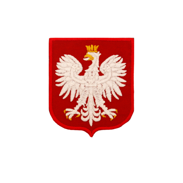 Emblemat godło Polski orzeł haftowany do naszycia na mundur