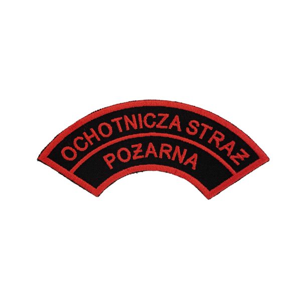 Emblemat na ramię ŁUCZEK OSP haft do naszycia na rękaw munduru