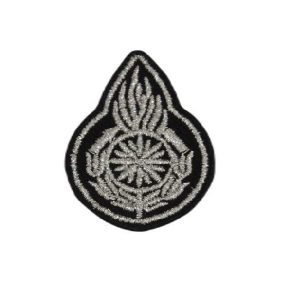 Ognik płomyk OSP mały emblemat naszywka