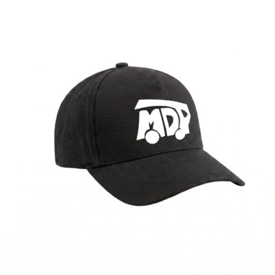 Czapka MDP czarna nadruk