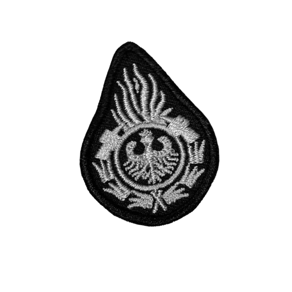 Ognik OSP mały emblemat naszywka
