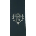 Krawat PZŁ srebrne logo