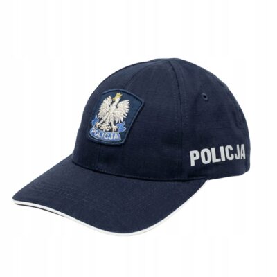 Czapka policyjna z daszkiem Rip-Stop - przód i bok