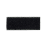 Tył małego rzepa STRAŻ 5 × 15 cm na białym tle